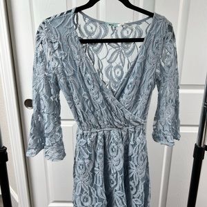 Urban Outfitters Blue Lace Dress